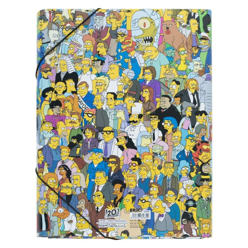 Les Simpson chemise à élastiques 34 x 26 cm
