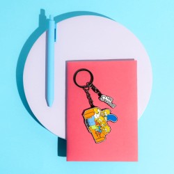 Les Simpson porte-clés Famille 5 x 12 cm