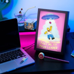 The Simpsons Framed LED Poster 20 x 28 cm