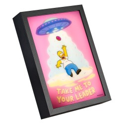 Les Simpson Poster LED Encadré 20 x 28 cm