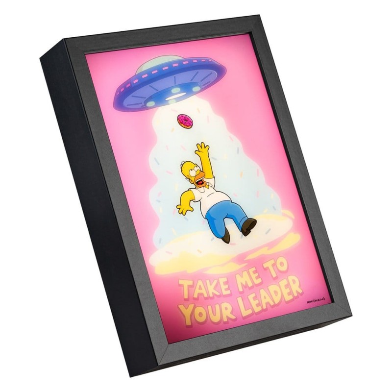 Les Simpson Poster LED Encadré 20 x 28 cm