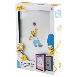 Les Simpson Poster LED Encadré 20 x 28 cm