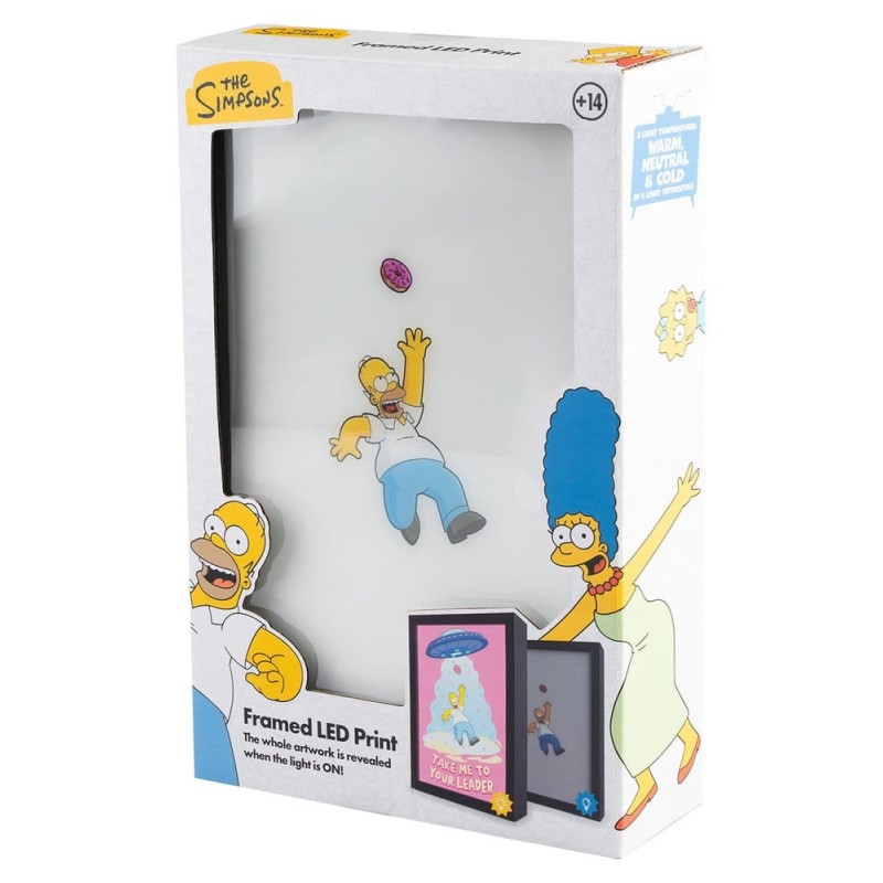 The Simpsons Framed LED Poster 20 x 28 cm