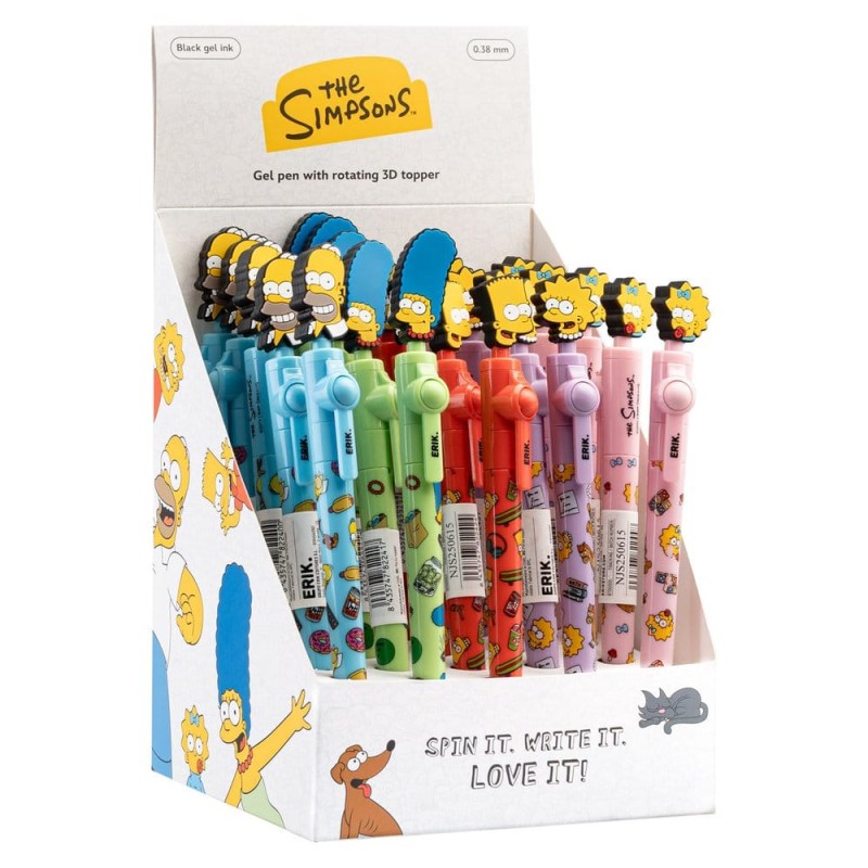 Les Simpson stylo avec capuchon rotatif présentoir (25)