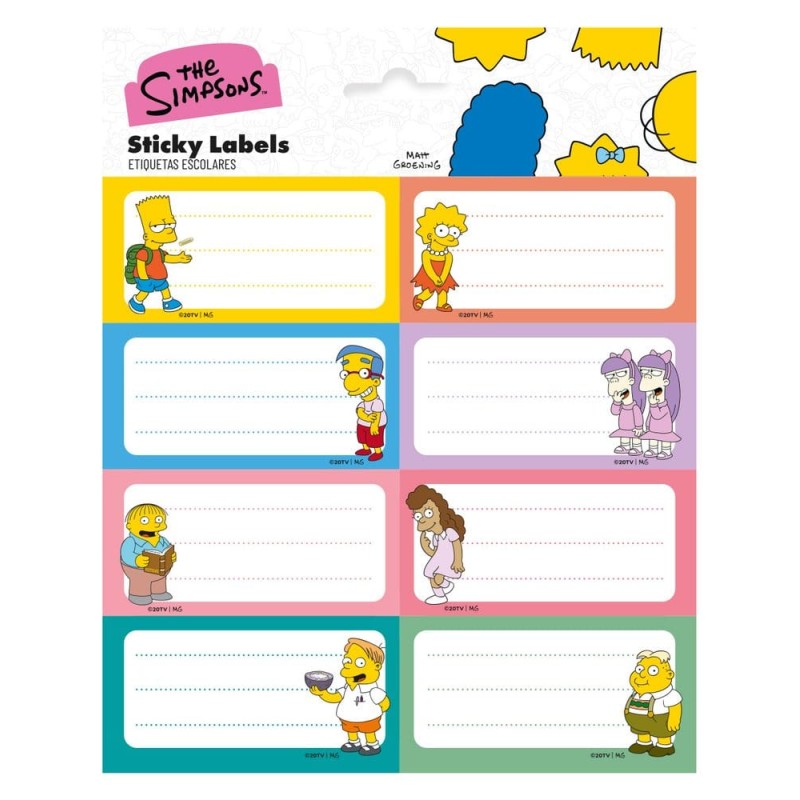 The Simpsons Self-Adhesive Labels (10)