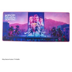 KPop Demon Hunters tapis de bureau Takedown XL