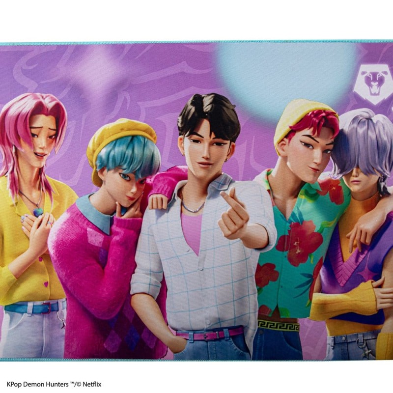 KPop Demon Hunters tapis de bureau Saja Boys XL