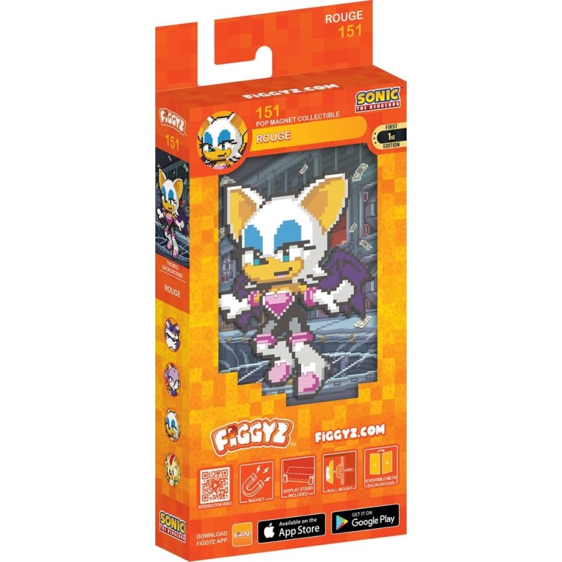 Sonic the Hedgehog (Modern) magnet à collectionner FiGGYZ Rouge the Bat 11 cm