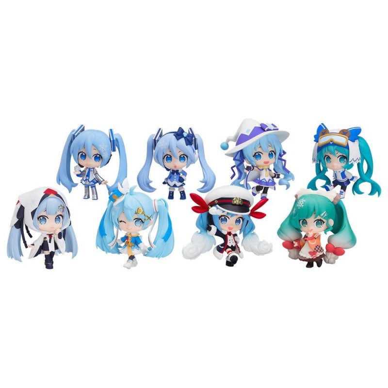 Character Vocal Series 01: Hatsune Miku Mini Figures Snow Miku All Stars Collection Vol. 1 8 cm Blind Box Assortment (8)