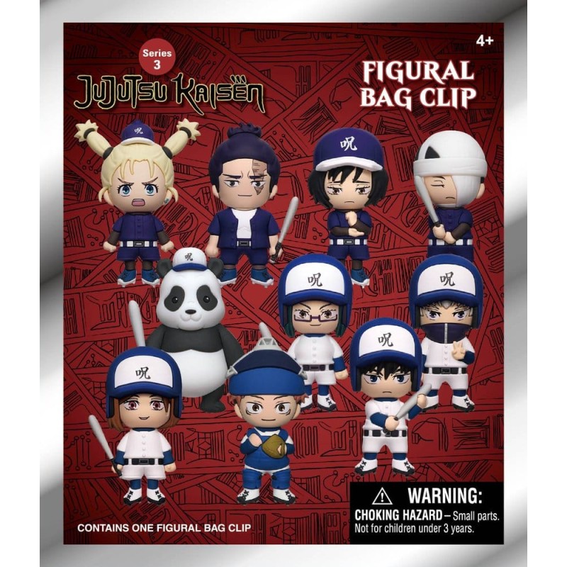 Jujutsu Kaisen 3D PVC Bag Clips Series 3 Blind Bag Display (24)
