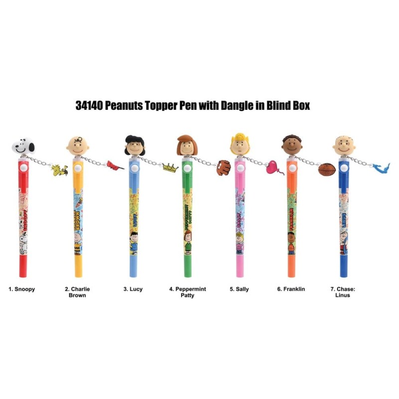 Snoopy 3D Head Topper Spinning Pen Display (16)