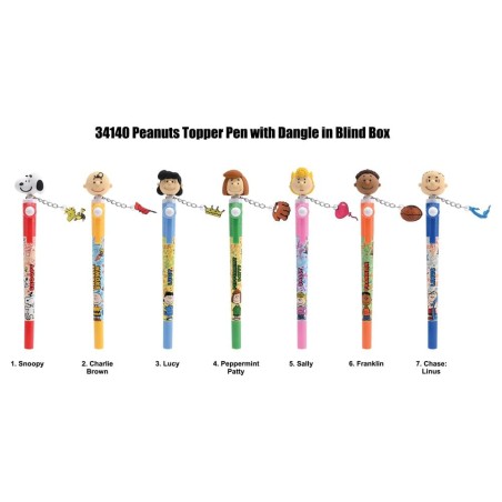 Snoopy 3D Head Topper Spinning Pen Display (16)