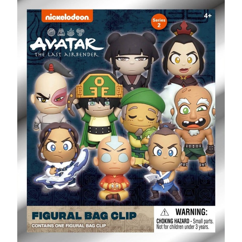 Avatar The Last Airbender 3D PVC Bag Clips Series 2 Blind Bag Display (24)