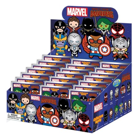 Marvel Secret Wars 3D PVC Bag Clips Series 1 Blind Bag Display (24)