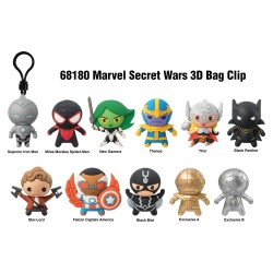 Marvel Secret Wars 3D PVC Bag Clips Series 1 Blind Bag Display (24)