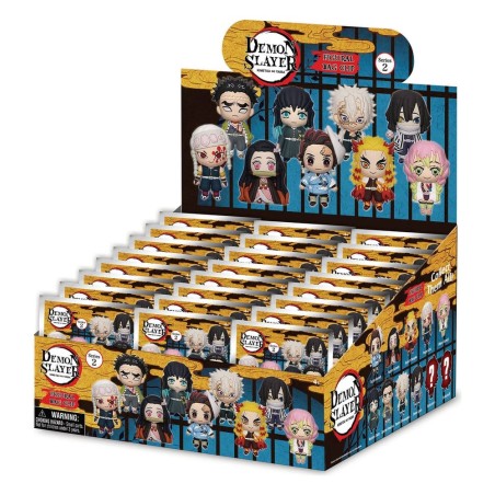 Demon Slayer: Kimetsu no Yaiba PVC Bag Clips Series 2 Display (24)