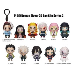 Demon Slayer: Kimetsu no Yaiba PVC Bag Clips Series 2 Display (24)