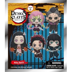 Demon Slayer aimants en mousse 3D série 6 Blind Bag présentoir (12)