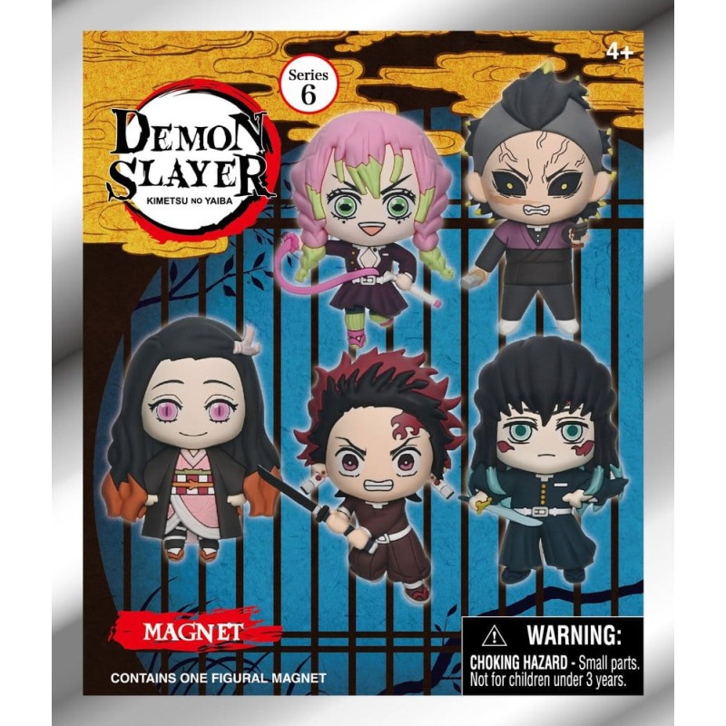 Demon Slayer 3D Foam Magnets Series 6 Blind Bag Display (12)