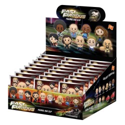 Fast & Furious 25th Anniversary présentoir porte-clés 3D en PVC série 1 Blind Bag (24)