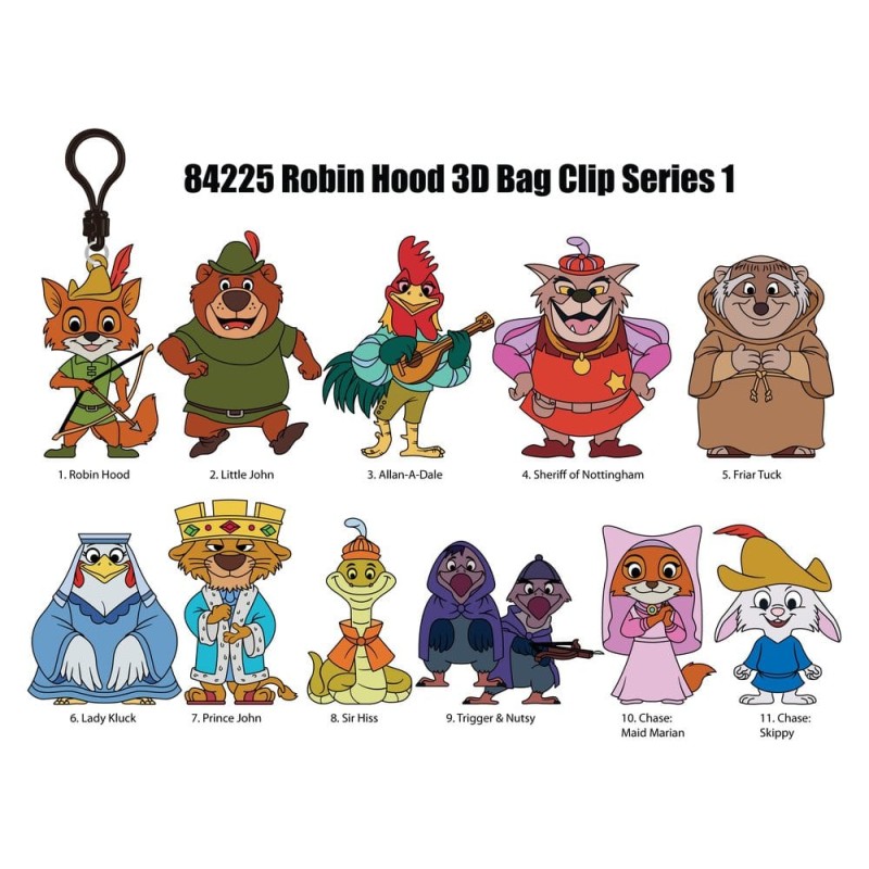 Robin Hood 3D PVC Bag Clips Series 79 Blind Bag Display (24)