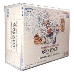 Pack 5 boîtes de protection en PET pour One Piece Booster Box (Anglais, OPP 4-6) 12 x 6 x 15 cm