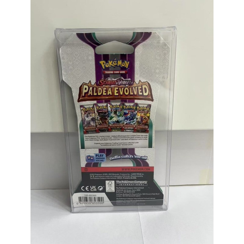 Evoretro Protecteurs PET pour Pokémon TCG Booster Pack 0 mm (Pack de 10)