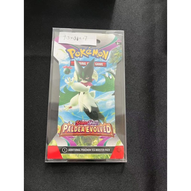 Evoretro Protecteurs PET pour Pokémon TCG Booster Pack 0 mm (Pack de 10)