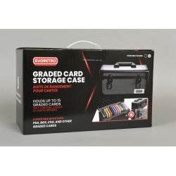 Evoretro Trading Card Storage Box for 15 Slabs Gray 33.9 x 13.4 cm