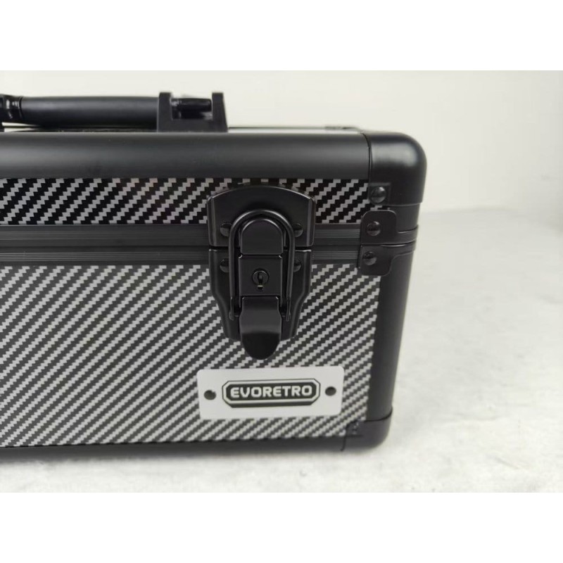 Evoretro Trading Card Storage Box for 15 Slabs Gray 33.9 x 13.4 cm