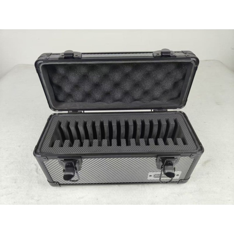 Evoretro Trading Card Storage Box for 15 Slabs Gray 33.9 x 13.4 cm