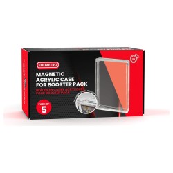 Evoretro Acrylic Display Case 5-Pack for Booster Packs