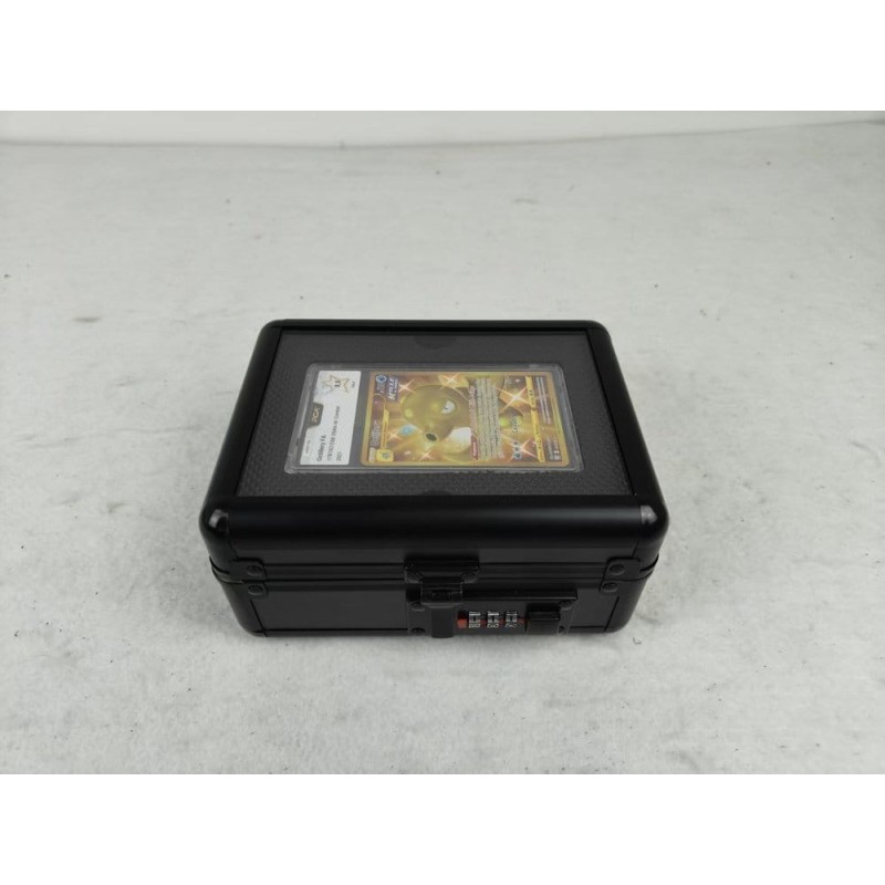 Evoretro Graded Card Display and Carry Case with Display Window Black