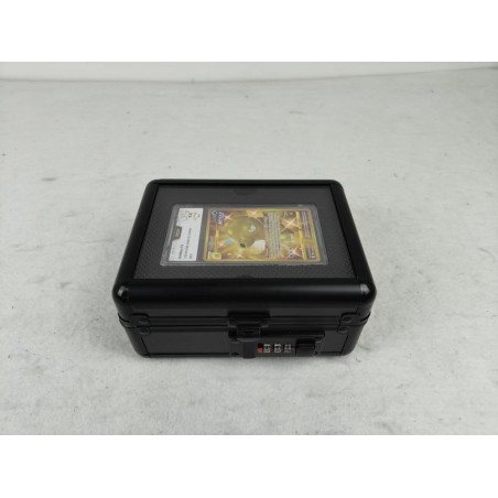 Evoretro Vitrine et Mallette de Transport pour Cartes Gradées avec Fenêtre Noir
