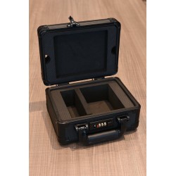 Evoretro Graded Card Display and Carry Case with Display Window Black