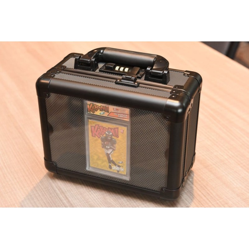 Evoretro Vitrine et Mallette de Transport pour Cartes Gradées avec Fenêtre Noir