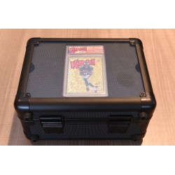 Evoretro Vitrine et Mallette de Transport pour Cartes Gradées avec Fenêtre Noir