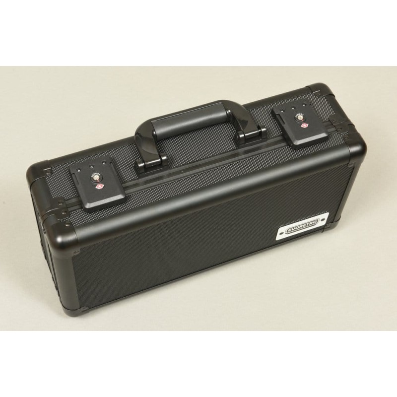 Evoretro Mini Mallette de Transport avec Poignée & Mousse Amovible Noir