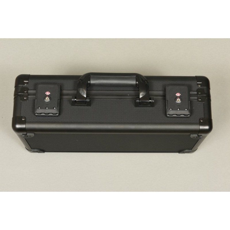 Evoretro Mini Mallette de Transport avec Poignée & Mousse Amovible Noir