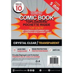 Evoretro Toploader pour Comics pack de 10 Silver