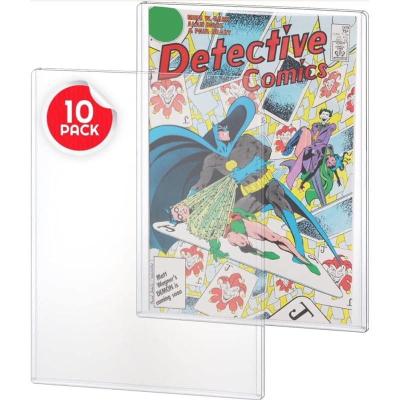 Evoretro Toploader pour Comics pack de 10 Silver