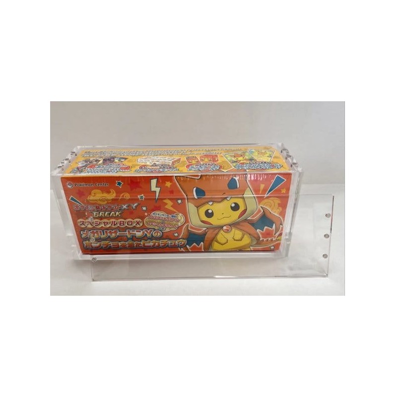 Evoretro présentoir vitrine acrylique magnétique pour Pokémon Center Japanese Special Poncho Pikachu Box