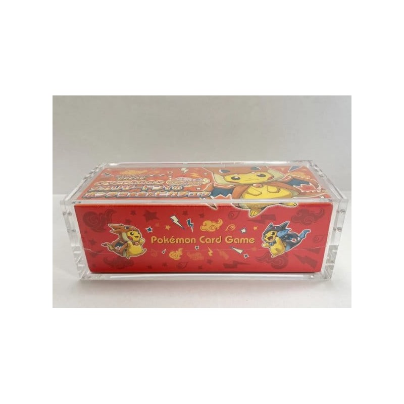 Evoretro Magnetic Acrylic Display Case for Pokémon Center Japanese Special Poncho Pikachu Box