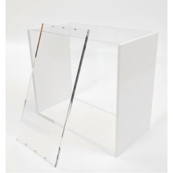 Evoretro Magnetic Acrylic Display Case for ETB with Colored Sides - White