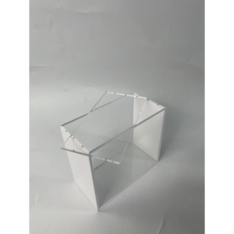 Evoretro Magnetic Acrylic Display Case for ETB with Colored Sides - White