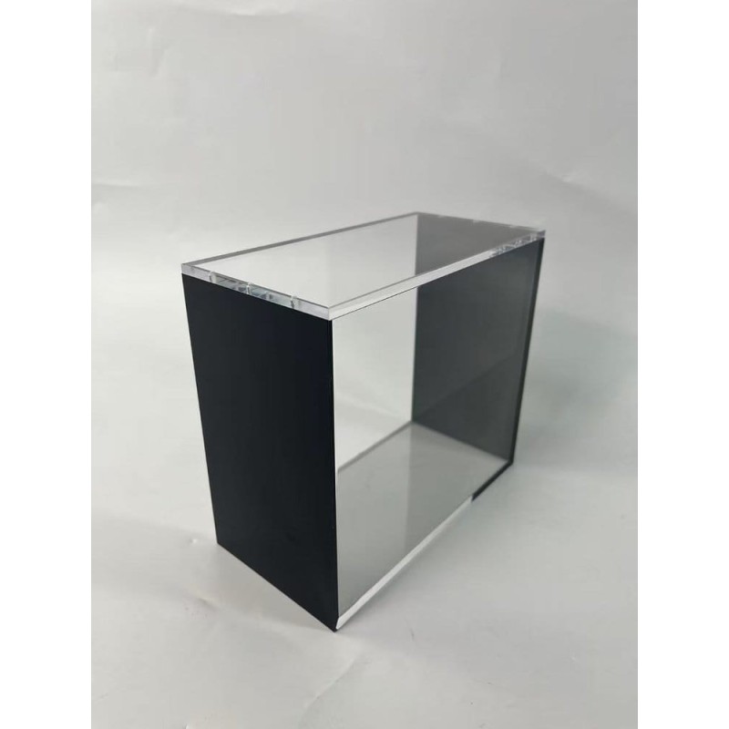 Evoretro Présentoir Magnétique en Acrylique pour ETB avec Côtés Colorés - Noir