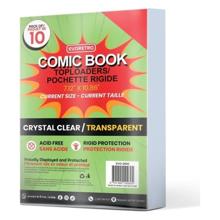 Evoretro Comics Topload Holder 10-Pack Current