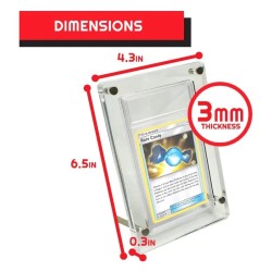 Evoretro Display en acrylique pour PSA Graded Cards 3mm