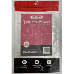 Pack 1 boîte de protection en PET pour One Piece Card Game Booster Boxes (OP-04 à OP-08) 12 x 6 x 15 cm