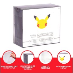 Evoretro PET Display Case Protector for Pokémon ETB (1-Pack)